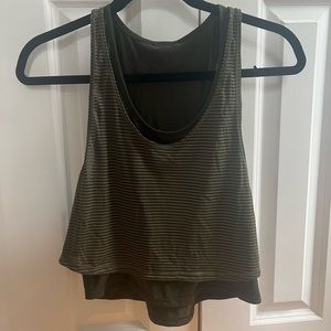 Army Green lululemon tank